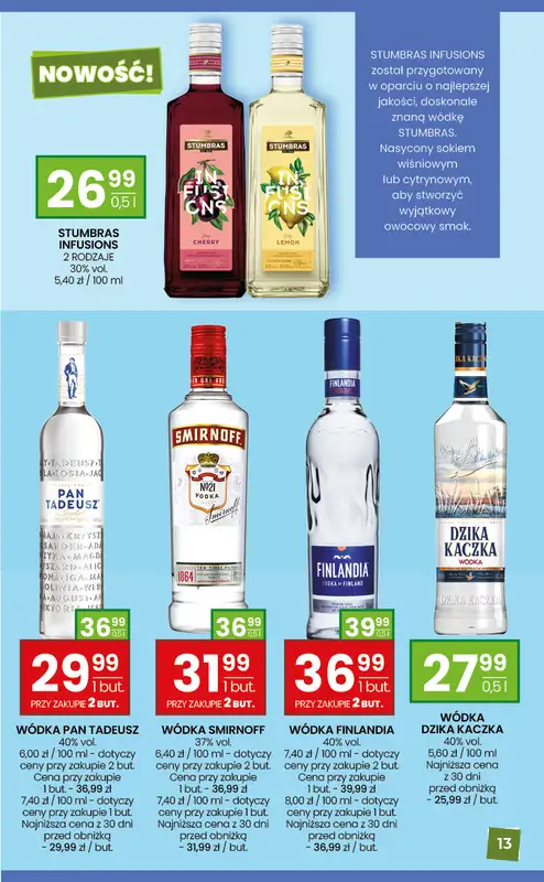 Twój Market - gazetka promocyjna Gazetka alkoholowa od piątku 26.06 do piątku 31.07 - strona 13