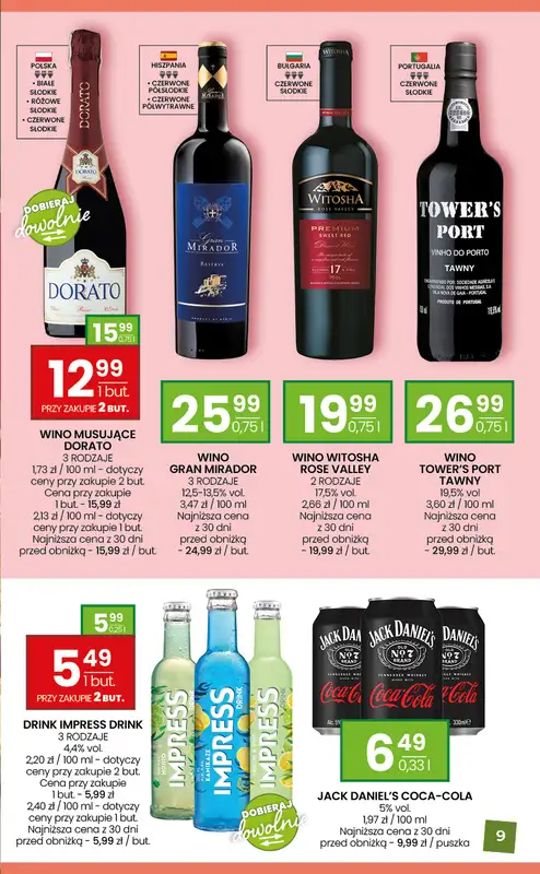 Twój Market - gazetka promocyjna Gazetka alkoholowa od piątku 26.06 do piątku 31.07 - strona 9