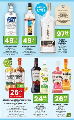 Twój Market - gazetka promocyjna Gazetka alkoholowa od piątku 26.06 do piątku 31.07 - strona 15