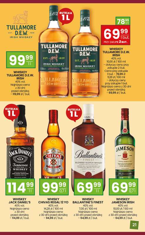 Twój Market - gazetka promocyjna Gazetka alkoholowa od piątku 26.06 do piątku 31.07 - strona 21