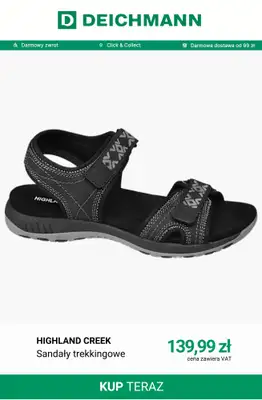 Deichmann - gazetka promocyjna -30% na nieprzecenione sandały i klapki przy zakupach powyżej 149 zł od piątku 26.06 do niedzieli 28.06 - strona 11