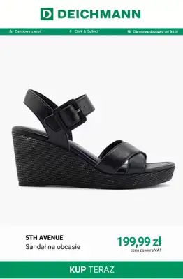 Deichmann - gazetka promocyjna -30% na nieprzecenione sandały i klapki przy zakupach powyżej 149 zł od piątku 26.06 do niedzieli 28.06 - strona 4