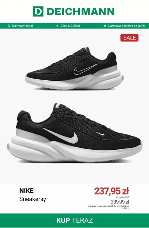 Deichmann - gazetka promocyjna Do -50% na sneakersy męskie od niedzieli 28.06  - strona 2