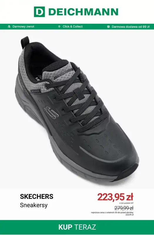 Deichmann - gazetka promocyjna Do -50% na sneakersy męskie od niedzieli 28.06  - strona 6