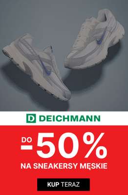 Deichmann - gazetka promocyjna Do -50% na sneakersy męskie od niedzieli 28.06 