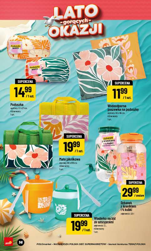 POLOmarket - gazetka promocyjna Katalog Lato od środy 24.06 do czwartku 27.08 - strona 16
