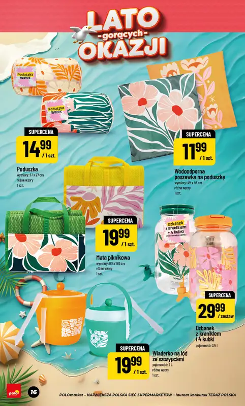 POLOmarket - gazetka promocyjna Katalog Lato od środy 24.06 do czwartku 27.08 - strona 16