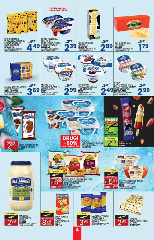Wafelek - gazetka promocyjna Gazetka od poniedziałku 29.06 do soboty 11.07 - strona 4