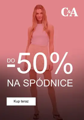 C&A - gazetka promocyjna Do -50% na spódnice od niedzieli 28.06 