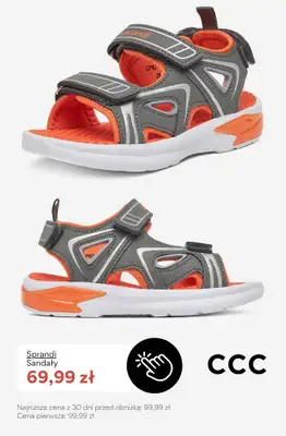 CCC - gazetka promocyjna SANDAŁY dla chłopca do -50% od niedzieli 28.06  - strona 7