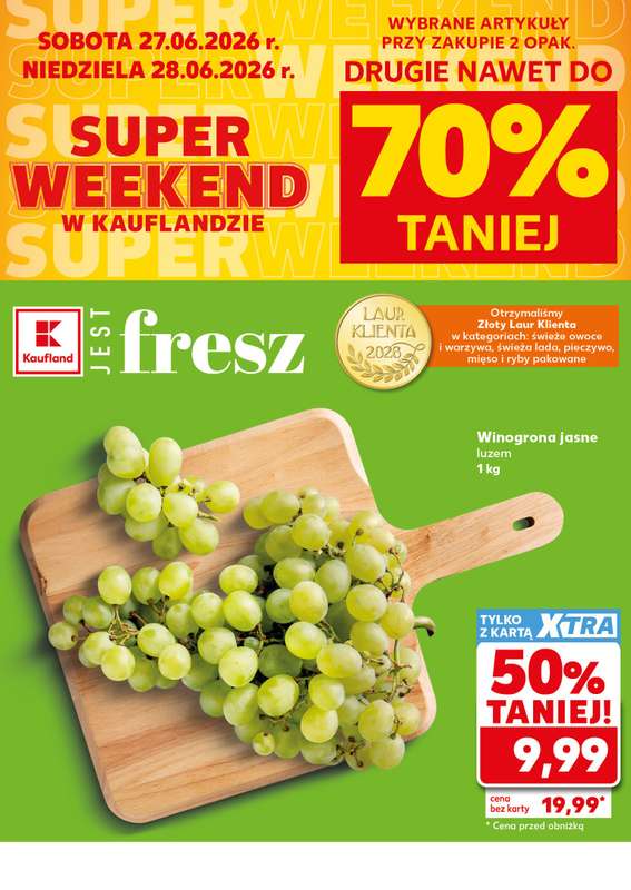 Kaufland - gazetka promocyjna Oferta Kaufland - SUPER WEEKEND od soboty 27.06 do niedzieli 28.06 - strona 2