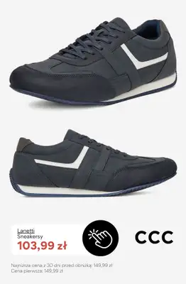 CCC - gazetka promocyjna Męskie SNEAKERSY do -50% taniej od niedzieli 28.06  - strona 4