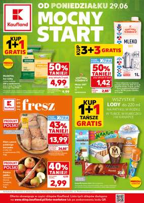 Kaufland - gazetka promocyjna Mocny Start od poniedziałku 29.06 do środy 01.07