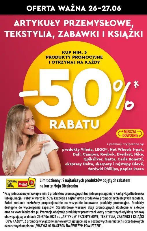 Biedronka - gazetka promocyjna Tani Weekend od piątku 26.06 do niedzieli 28.06 - strona 4