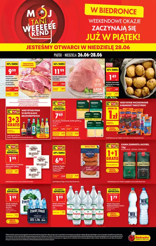 Biedronka - gazetka promocyjna Tani Weekend  