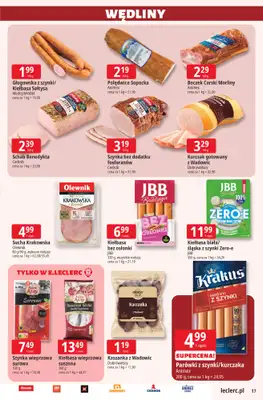 Leclerc - gazetka promocyjna Oferta E.Leclerc od wtorku 30.06 do soboty 11.07 - strona 17