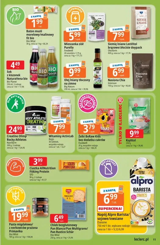 Leclerc - gazetka promocyjna Oferta E.Leclerc od wtorku 30.06 do soboty 11.07 - strona 11