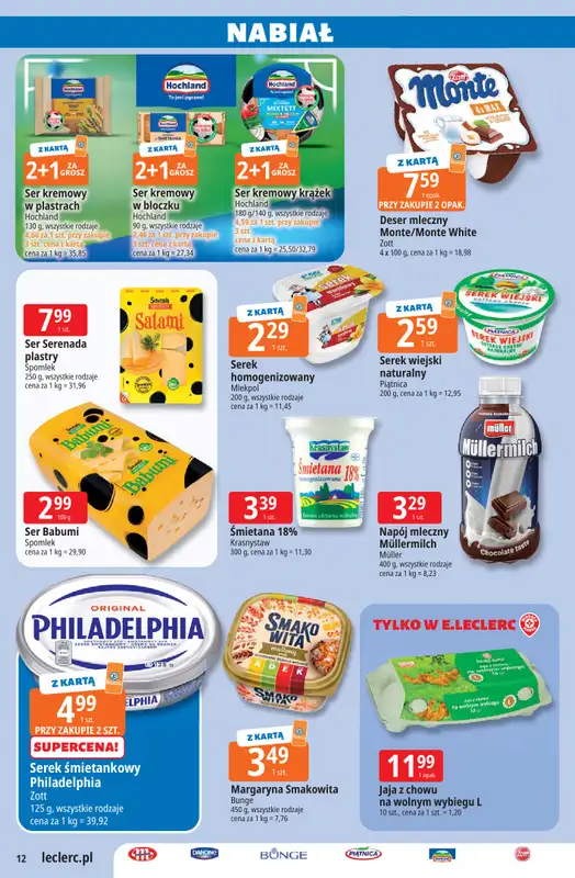 Leclerc - gazetka promocyjna Oferta E.Leclerc od wtorku 30.06 do soboty 11.07 - strona 12