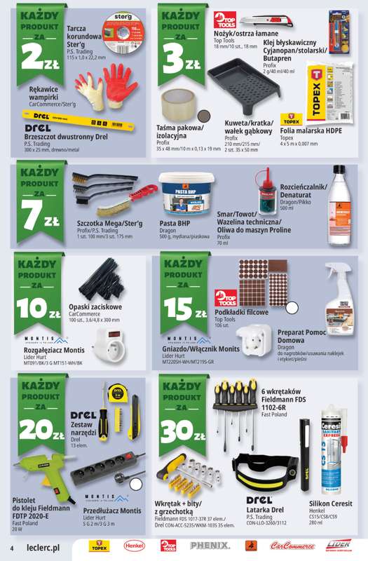 Leclerc - gazetka promocyjna Oferta E.Leclerc od wtorku 30.06 do soboty 11.07 - strona 4