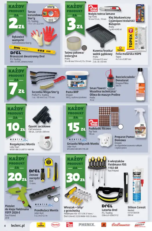 Leclerc - gazetka promocyjna Oferta E.Leclerc od wtorku 30.06 do soboty 11.07 - strona 4