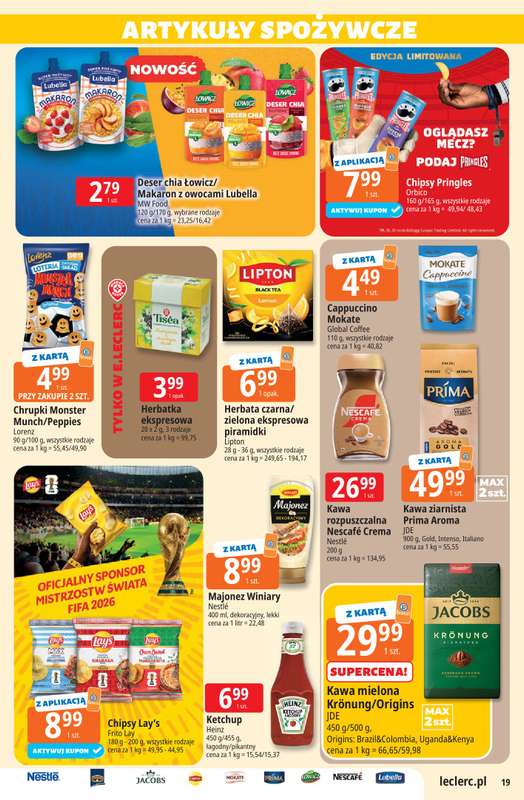 Leclerc - gazetka promocyjna Oferta E.Leclerc od wtorku 30.06 do soboty 11.07 - strona 19