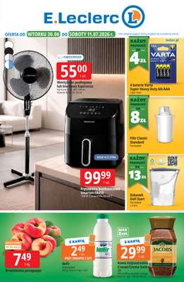 Leclerc - gazetka promocyjna Oferta E.Leclerc od wtorku 30.06 do soboty 11.07