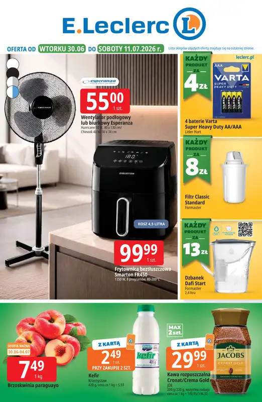 Leclerc - gazetka promocyjna Oferta E.Leclerc  