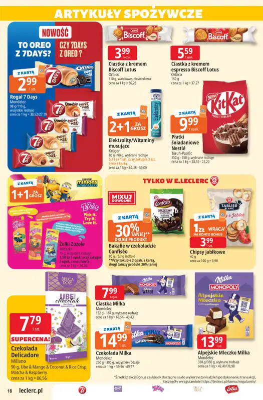 Leclerc - gazetka promocyjna Oferta E.Leclerc od wtorku 30.06 do soboty 11.07 - strona 18