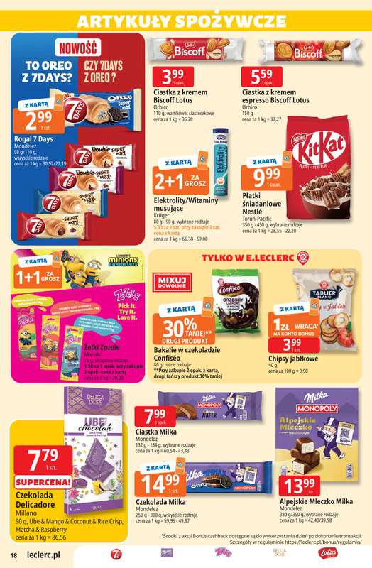 Leclerc - gazetka promocyjna Oferta E.Leclerc od wtorku 30.06 do soboty 11.07 - strona 18