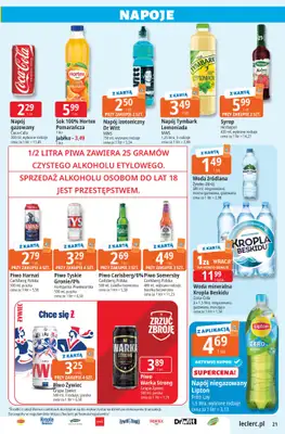 Leclerc - gazetka promocyjna Oferta E.Leclerc od wtorku 30.06 do soboty 11.07 - strona 21