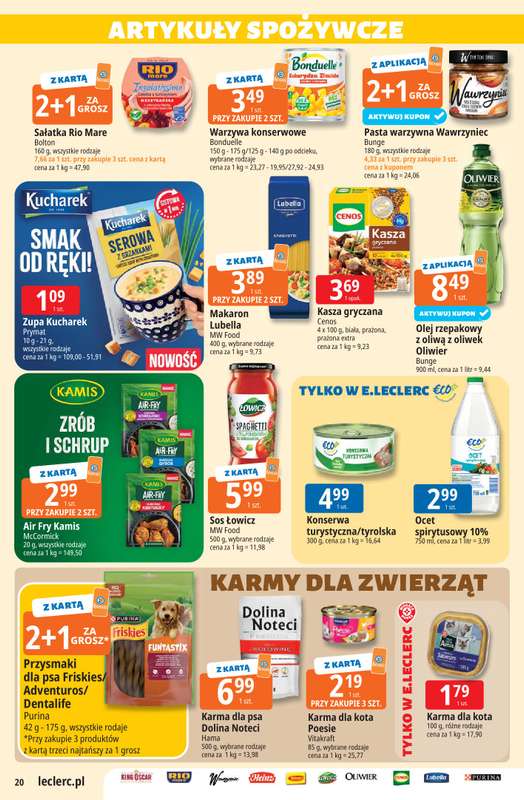 Leclerc - gazetka promocyjna Oferta E.Leclerc od wtorku 30.06 do soboty 11.07 - strona 20