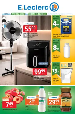 Leclerc - gazetka promocyjna Oferta E.Leclerc od wtorku 30.06 do soboty 11.07