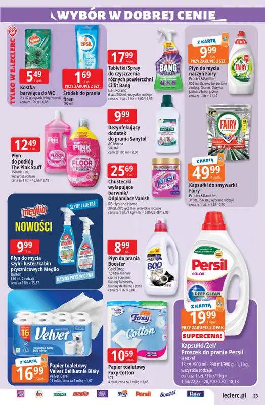 Leclerc - gazetka promocyjna Oferta E.Leclerc od wtorku 30.06 do soboty 11.07 - strona 23