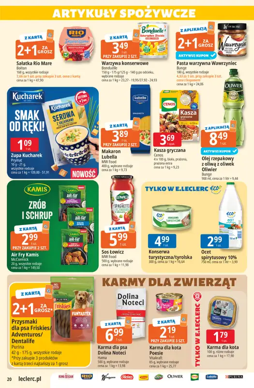 Leclerc - gazetka promocyjna Oferta E.Leclerc od wtorku 30.06 do soboty 11.07 - strona 20