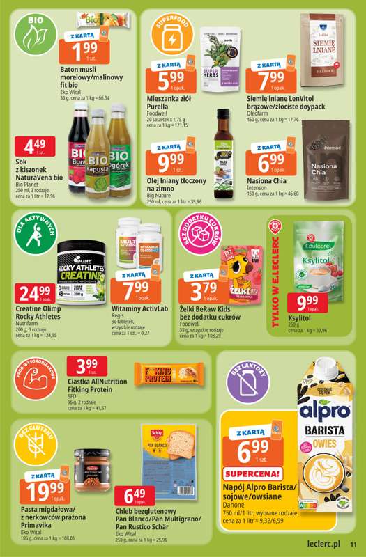 Leclerc - gazetka promocyjna Oferta E.Leclerc od wtorku 30.06 do soboty 11.07 - strona 11