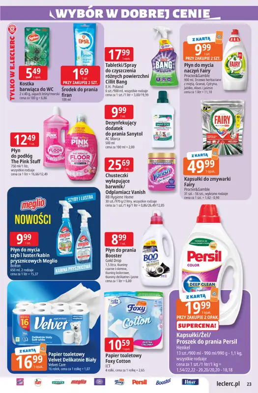 Leclerc - gazetka promocyjna Oferta E.Leclerc od wtorku 30.06 do soboty 11.07 - strona 23
