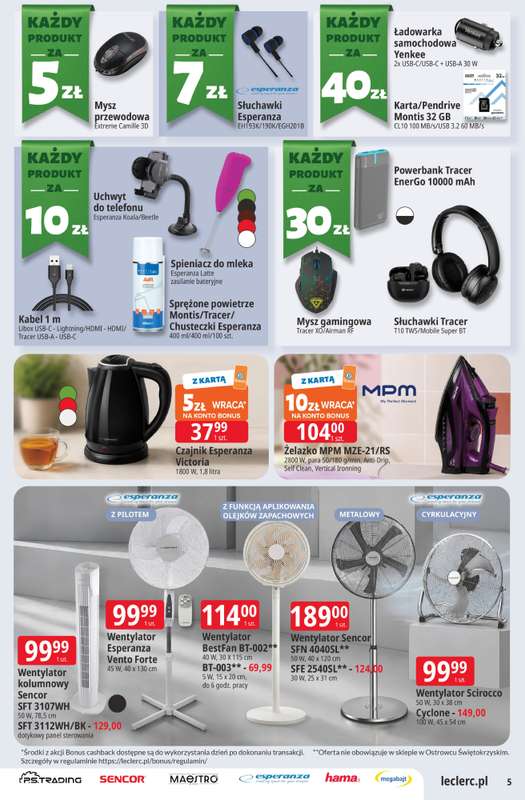 Leclerc - gazetka promocyjna Oferta E.Leclerc od wtorku 30.06 do soboty 11.07 - strona 5