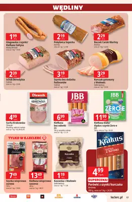 Leclerc - gazetka promocyjna Oferta E.Leclerc od wtorku 30.06 do soboty 11.07 - strona 17