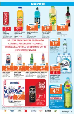 Leclerc - gazetka promocyjna Oferta E.Leclerc od wtorku 30.06 do soboty 11.07 - strona 29