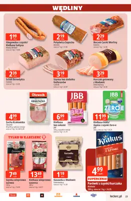 Leclerc - gazetka promocyjna Oferta E.Leclerc od wtorku 30.06 do soboty 11.07 - strona 23