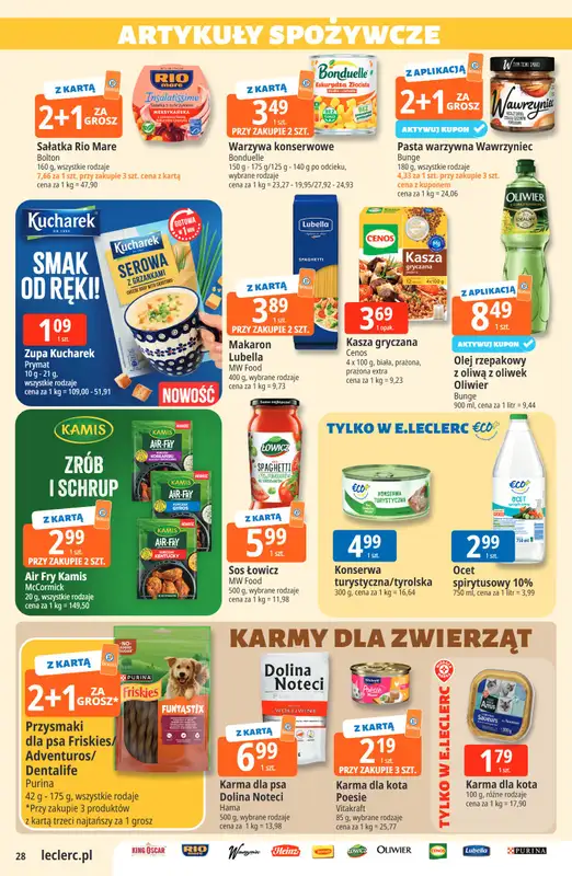 Leclerc - gazetka promocyjna Oferta E.Leclerc od wtorku 30.06 do soboty 11.07 - strona 28