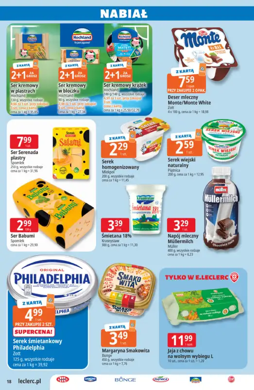 Leclerc - gazetka promocyjna Oferta E.Leclerc od wtorku 30.06 do soboty 11.07 - strona 18