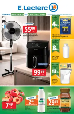 Leclerc - gazetka promocyjna Oferta E.Leclerc od wtorku 30.06 do soboty 11.07
