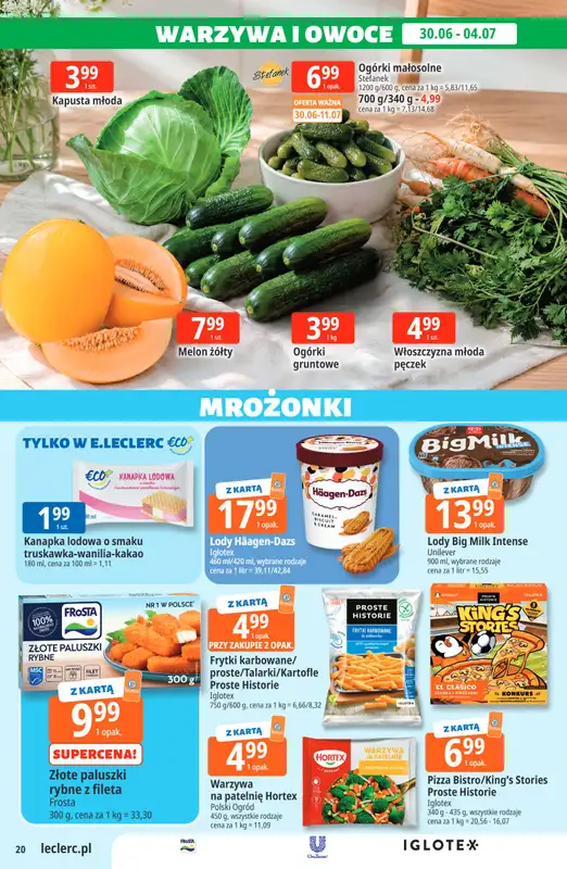 Leclerc - gazetka promocyjna Oferta E.Leclerc od wtorku 30.06 do soboty 11.07 - strona 20