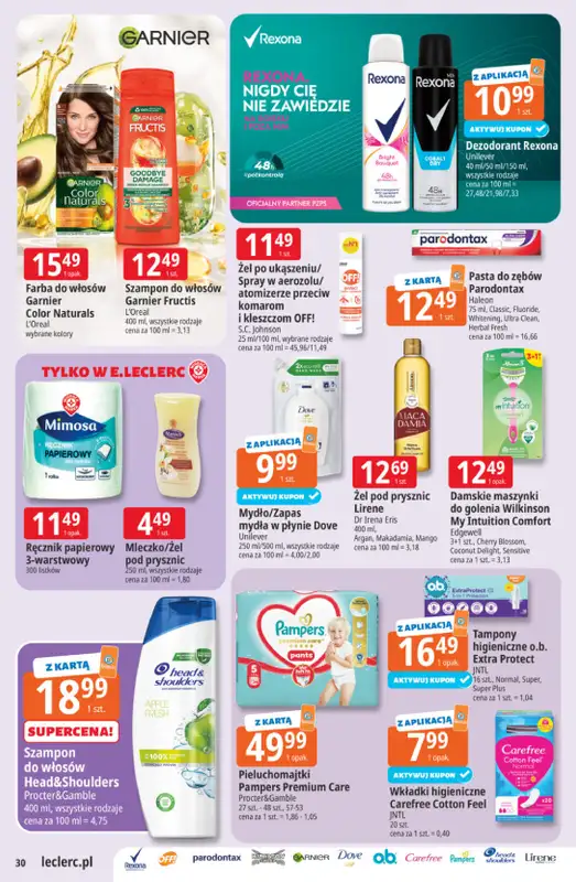 Leclerc - gazetka promocyjna Oferta E.Leclerc od wtorku 30.06 do soboty 11.07 - strona 30