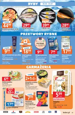 Leclerc - gazetka promocyjna Oferta E.Leclerc od wtorku 30.06 do soboty 11.07 - strona 21