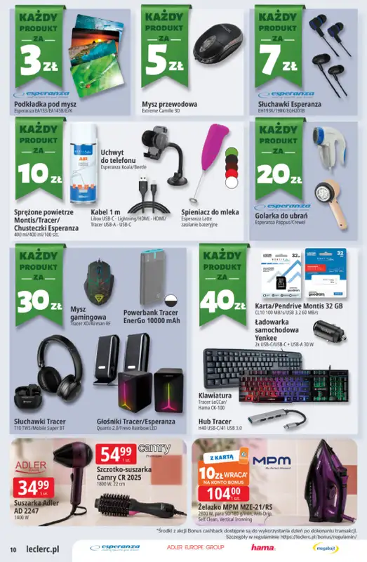 Leclerc - gazetka promocyjna Oferta E.Leclerc od wtorku 30.06 do soboty 11.07 - strona 10