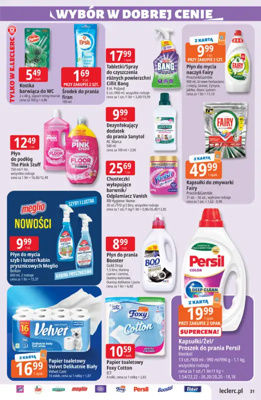 Leclerc - gazetka promocyjna Oferta E.Leclerc od wtorku 30.06 do soboty 11.07 - strona 31