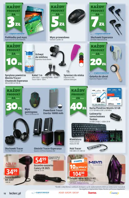 Leclerc - gazetka promocyjna Oferta E.Leclerc od wtorku 30.06 do soboty 11.07 - strona 10