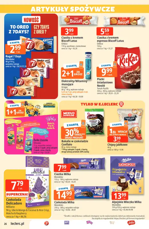 Leclerc - gazetka promocyjna Oferta E.Leclerc od wtorku 30.06 do soboty 11.07 - strona 26